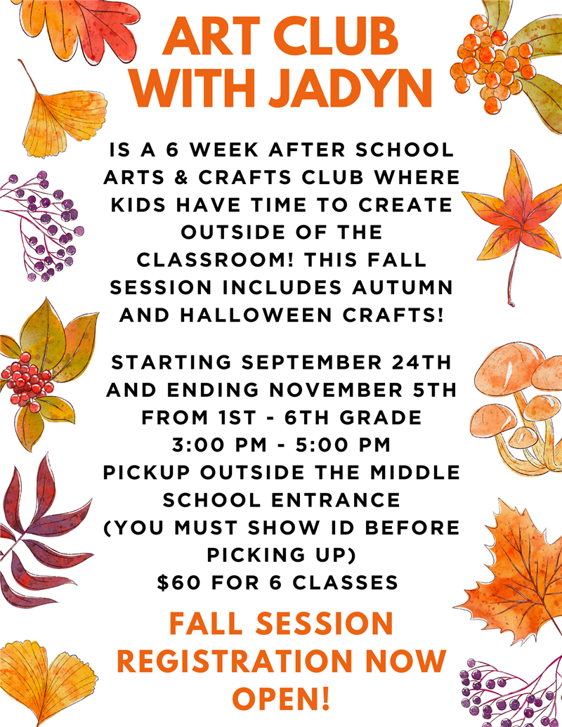 art club flyer